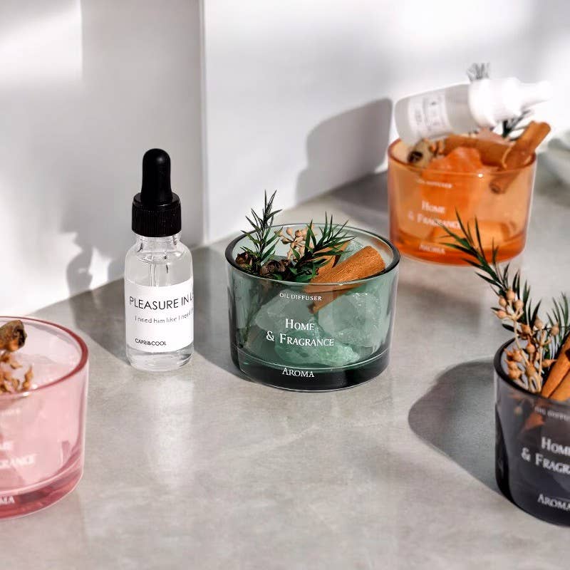 Crystolver (We Cover All Import Fees) - Wholesale Reed Diffuser - Crystal Aroma Home Scent Stone Diffuser6