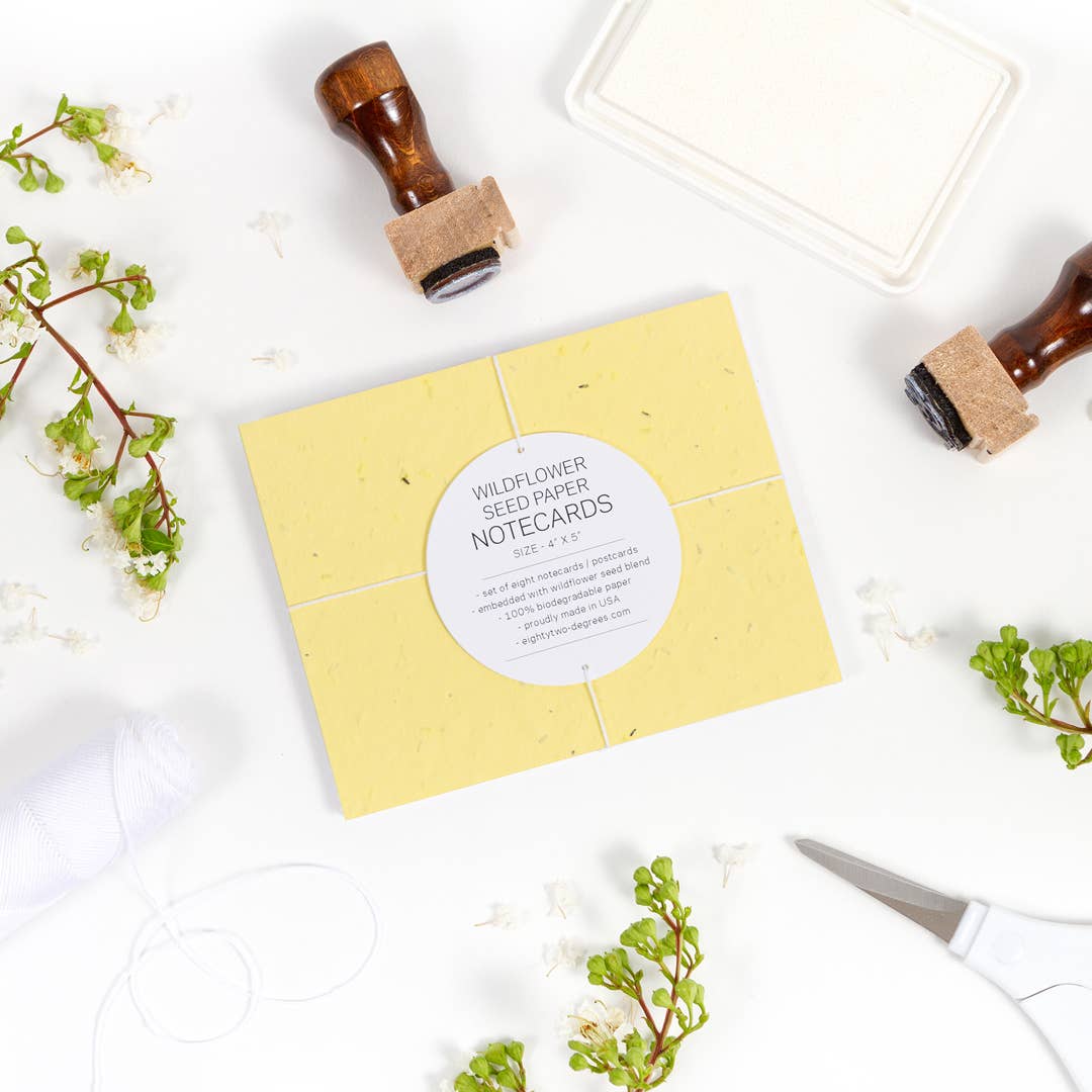 Studio 82° - Wholesale Stationery/Notecard Set - Wildflower Seed Notecards4