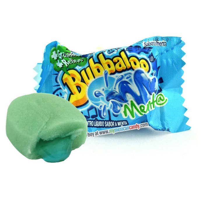 Food Crush Corp - Wholesale Chewing Gum - Bubbaloo Mint Chewing Gum Mexican Candy (Cases of 47)