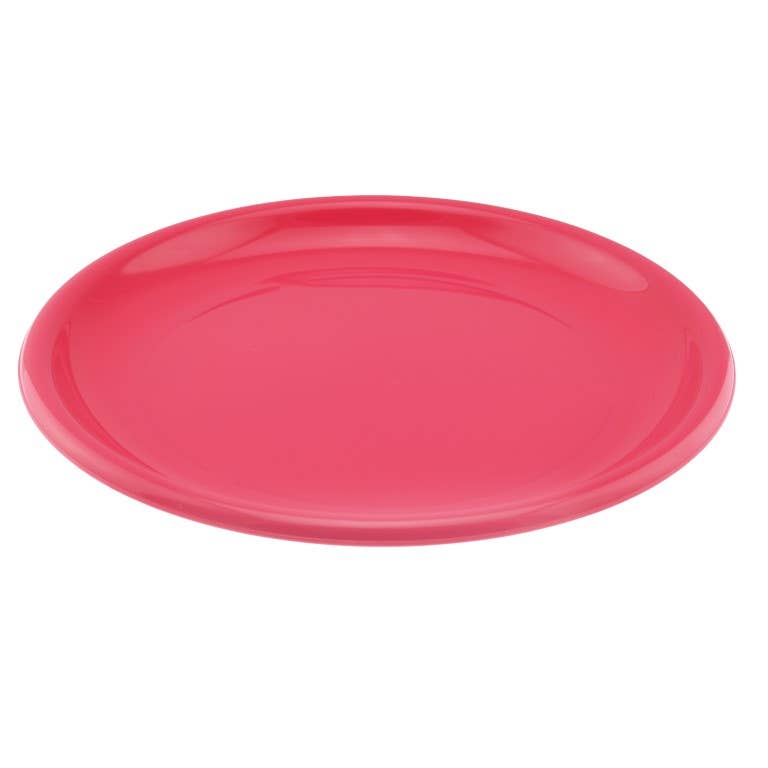 YBM HOME INC. - Wholesale Dinner Plate - Round Flat Plastic Plate 8-Inch - Pink0
