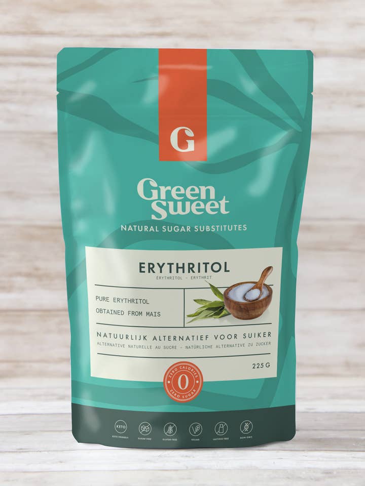 Erythritol 225 gram - alternative to sugar for wholesale by Green Sweet B.V.