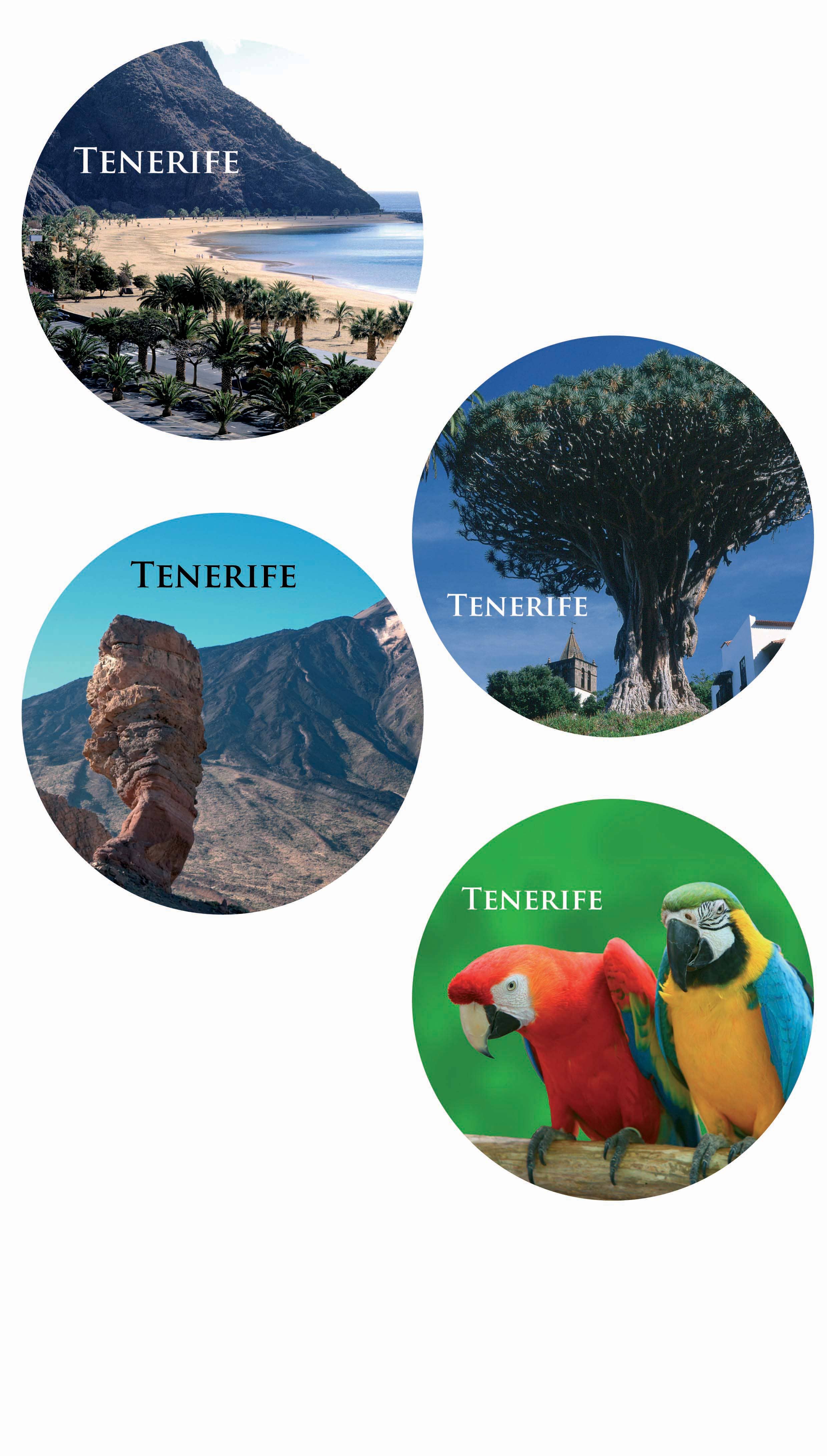 Aktual / Dekora Import S.A - Wholesale Coasters - CERAMIC COASTER RED. TENERIFE0