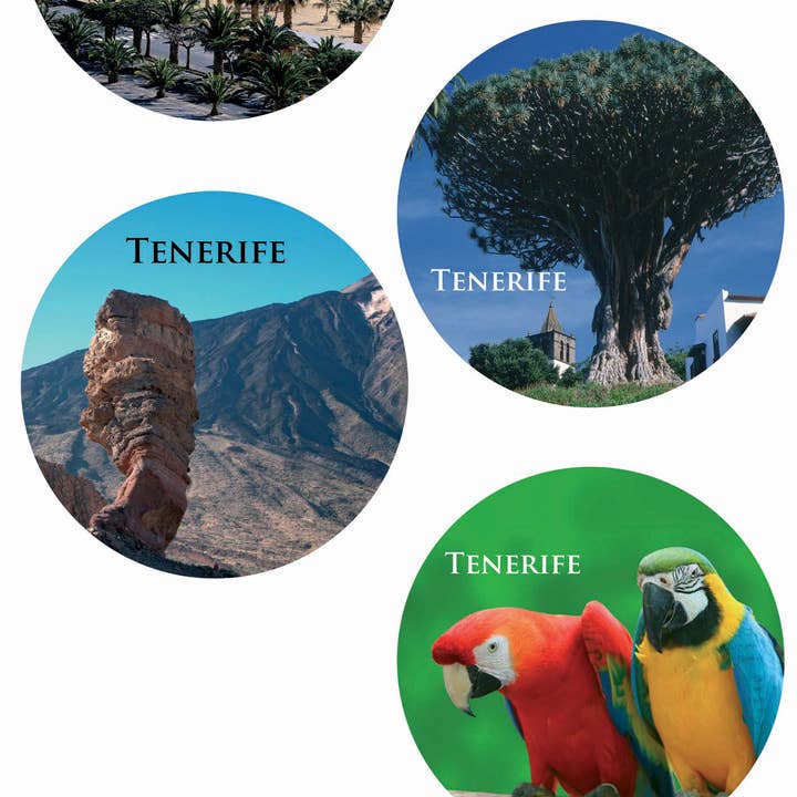 Aktual / Dekora Import S.A - Wholesale Coasters - CERAMIC COASTER RED. TENERIFE