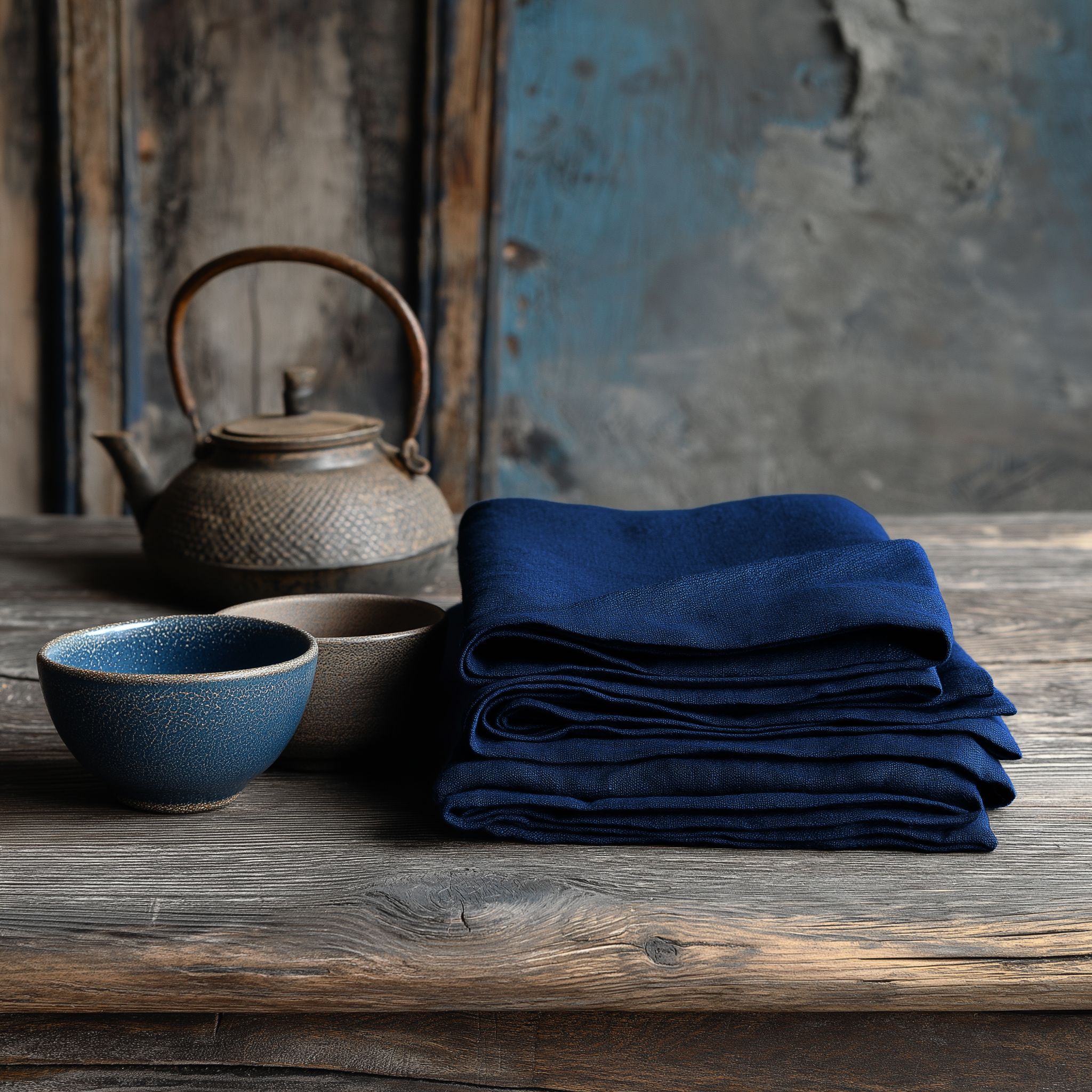 NorraVilla - Wholesale Dinner & Cloth Napkin - 100% Linen Napkins Mustard - Washed Soft - Made in Europe2