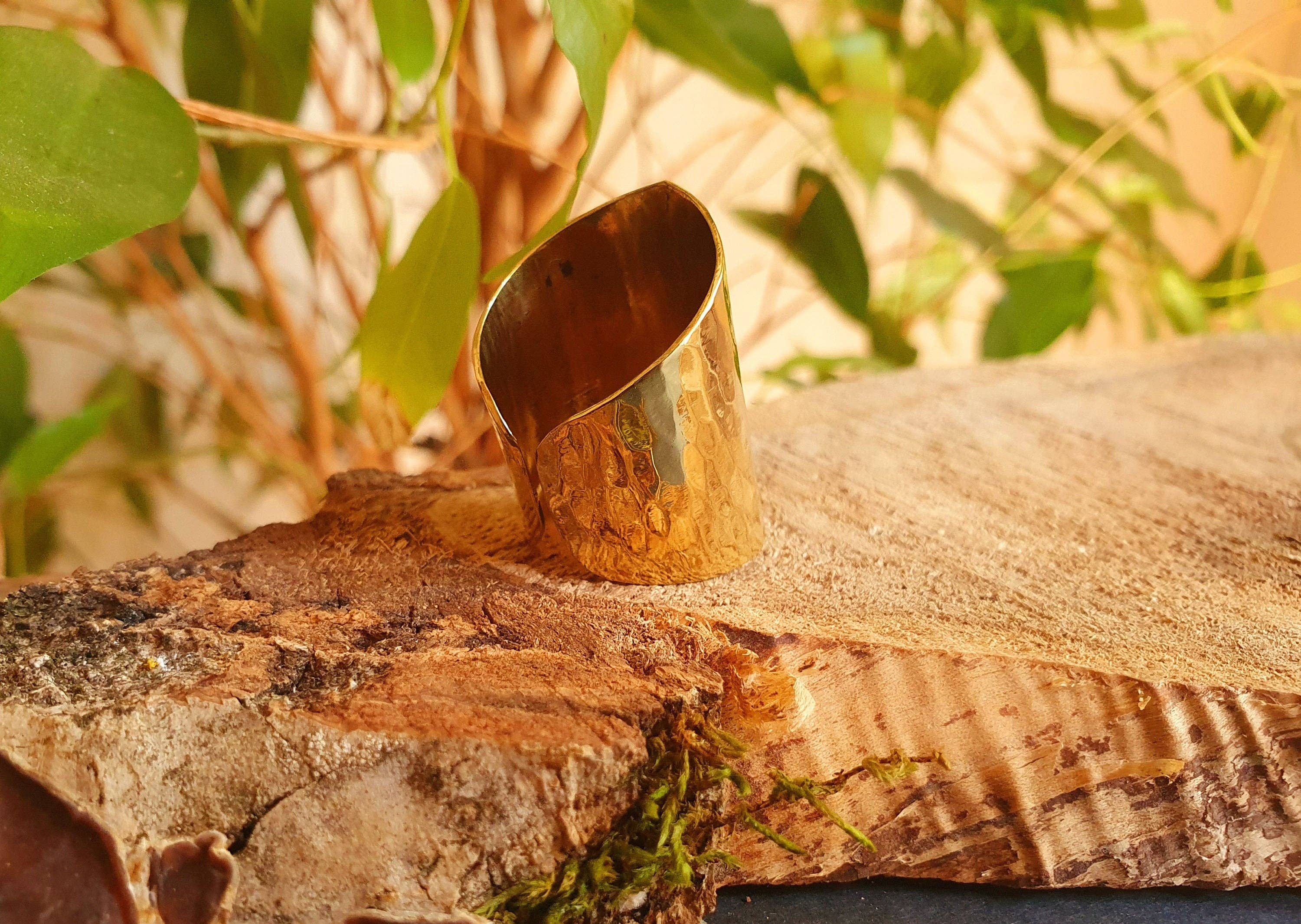Kaali Boutique – wholesale Band/stacked ring – Hammered Boho Brass Ring / Bohemian / Ethnic / Psy / Rustic / Tribal / Gypsy / Festival / Healing / Festival6