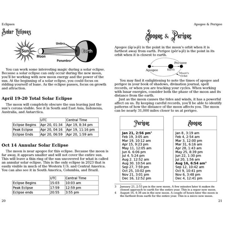 Microcosm Publishing & Distribution – Engroshandel Krop, sind og ånd – Praktisk Heksens Almanak 2023: Uendelige Besværgelser4