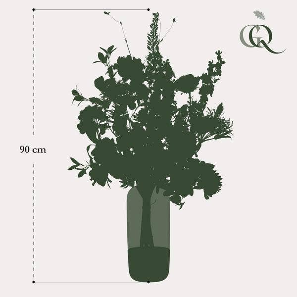 Oasis of Life - Wholesale Artificial Flowers - Artificial Flower Bouquet Luxury Glam – XL Artificial Flower Bouquet – 90cm Tall – Low-Maintenance Decor – Realistic Look – Elegant XL Bouquet for Home & Office3