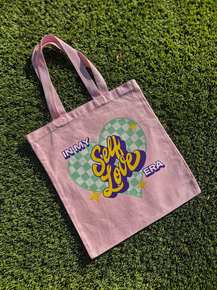 In My Self-Love Era Tote Bag for wholesale by Goddess Glow Holistic Care