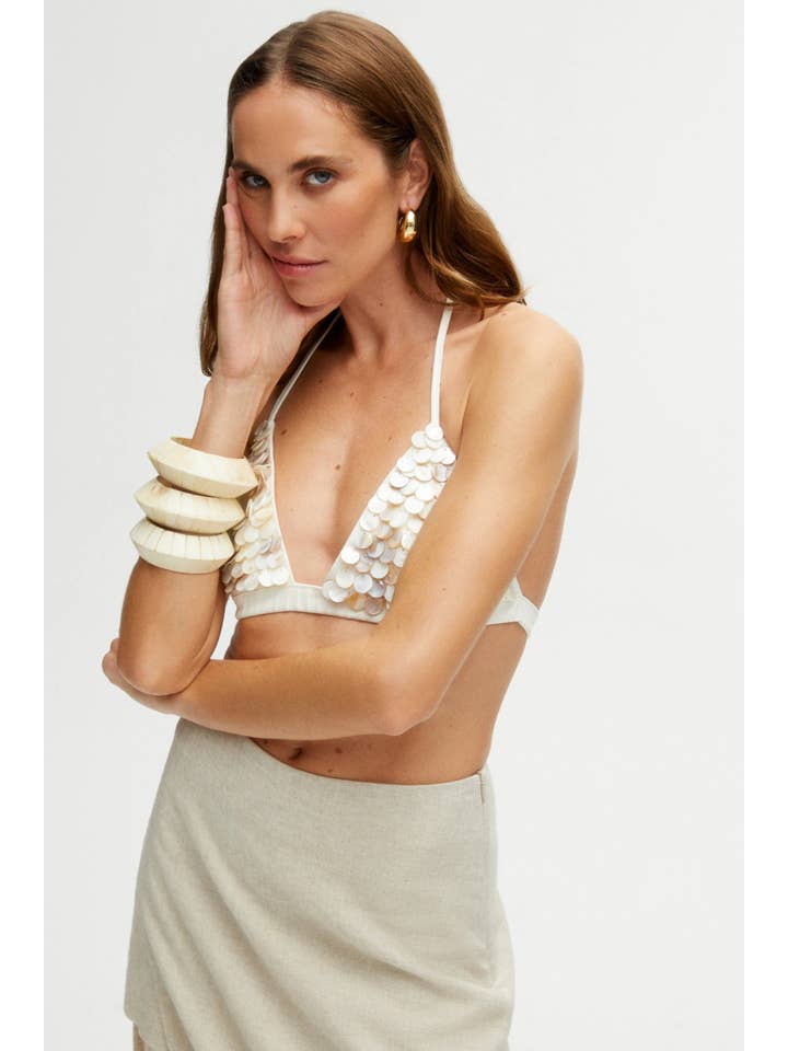 Beige Pennkjol med slits för wholesale på Faire
