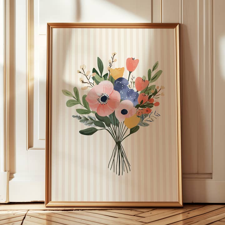 Paperly Creative Co - Wholesale Art Print - Floral Bouquet Art Print IV0