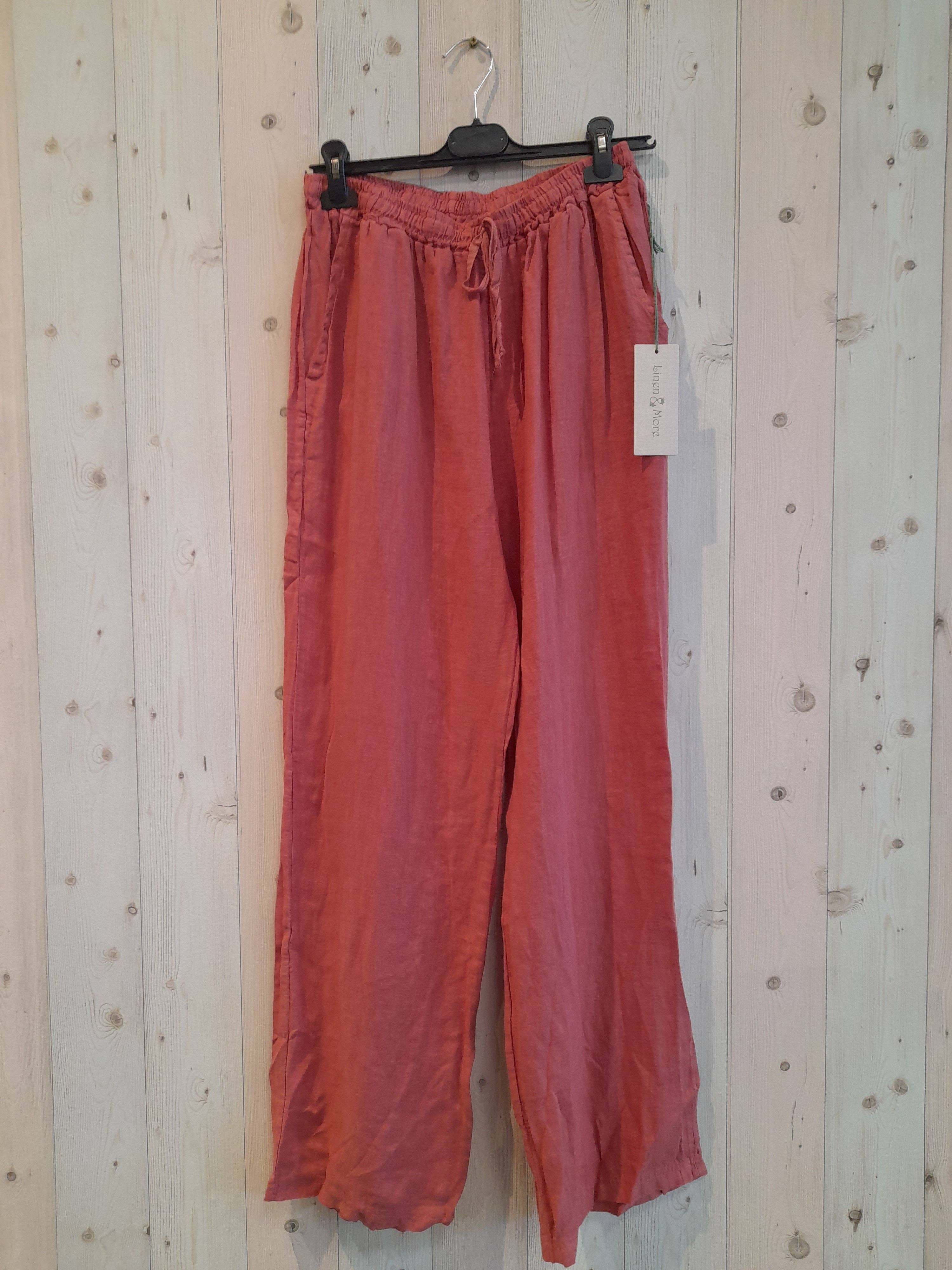 Linen & More - Wholesale Pants - Women's - REF 30132 BASIC STRAIGHT LEG PANTS 100% LINEN8