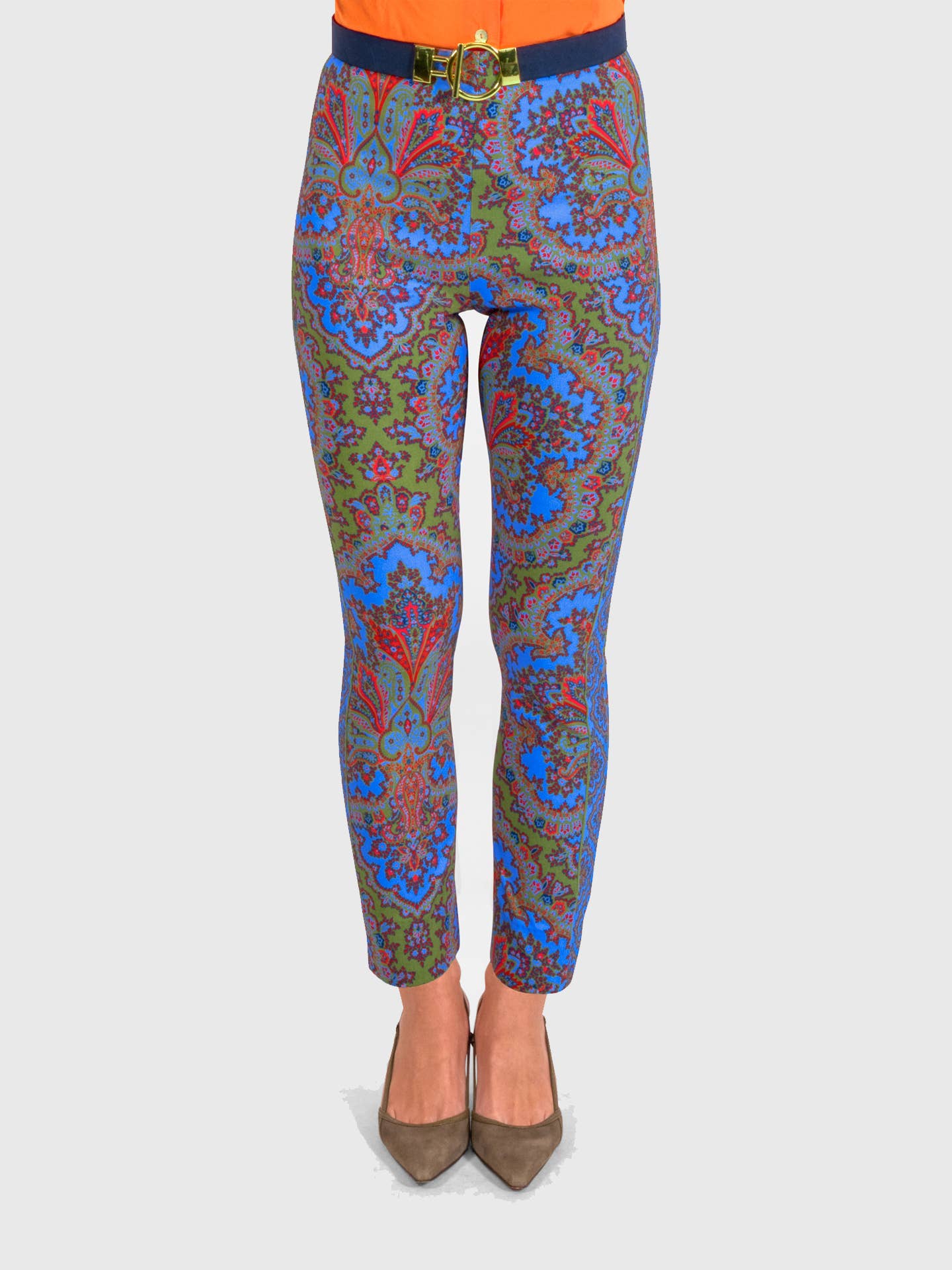 Gretchen Scott LLC – Großhandel Hose – Damen – Gripeles Pull-On-Hose - Leidenschaft Paisley