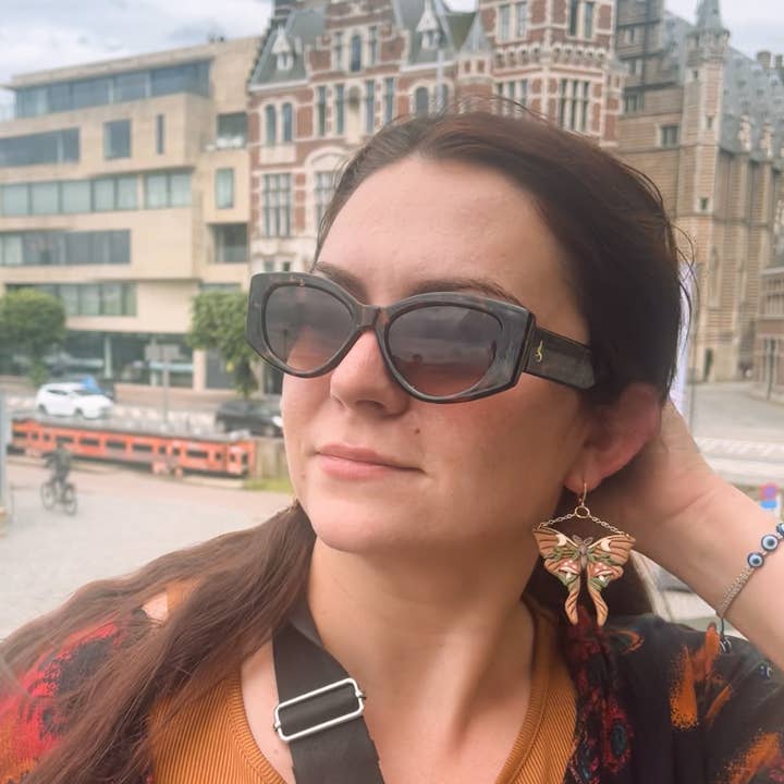 Sugar Bird Jewels - Wholesale Dangle Earrings - Mushroom moths2