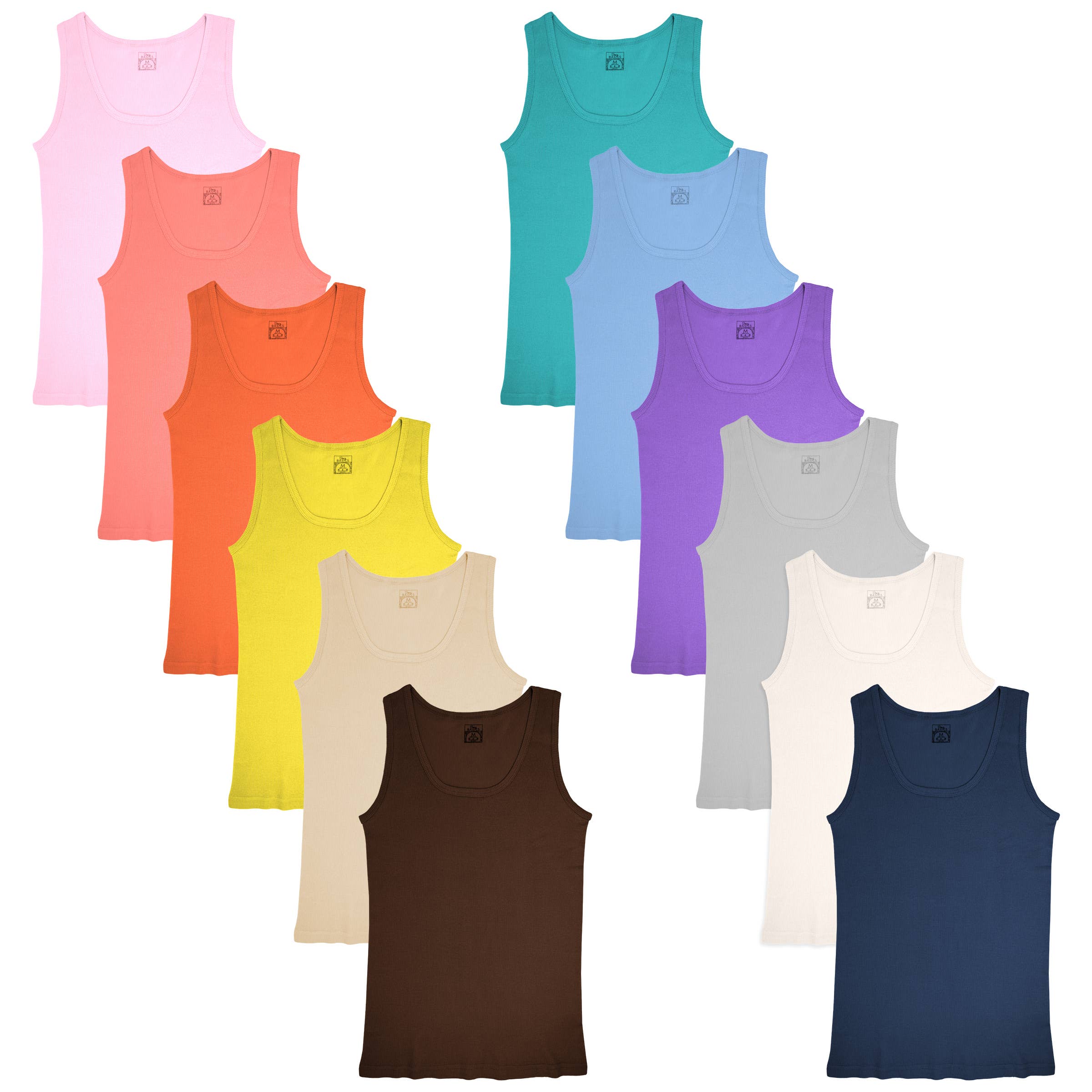 I-Wear Brands - Wholesale Tank Top - Women's - Women's 100% Cotton Ribbed Tank Top1