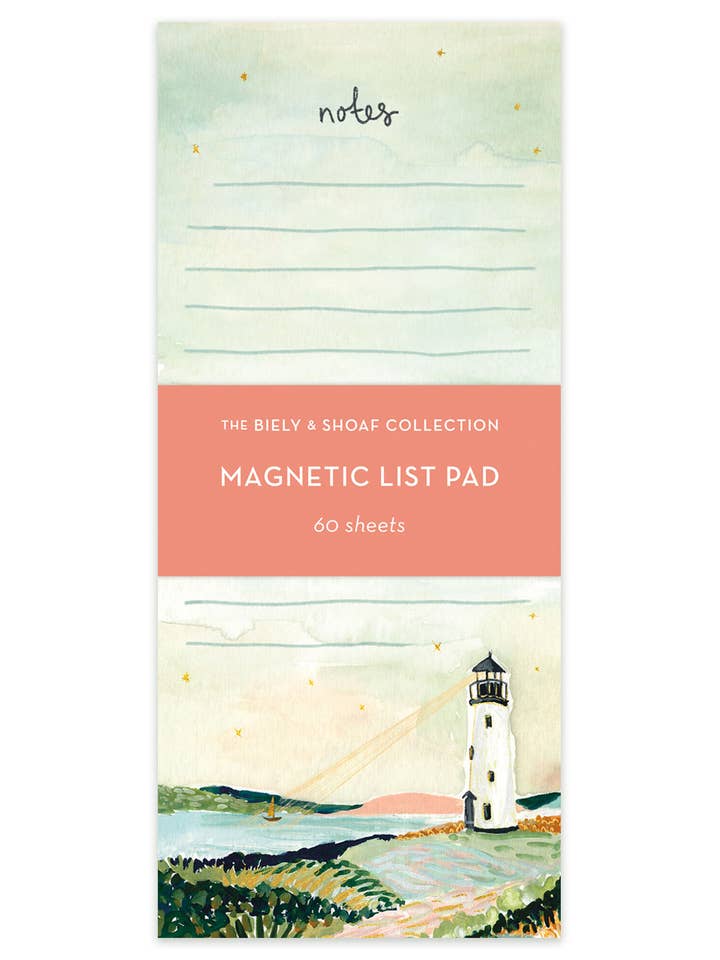 Lighthouse Scene List Pad for wholesale by Biely & Shoaf