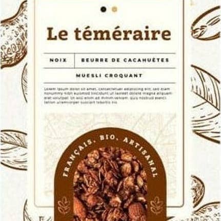 Monsieur muesli - Wholesale Breakfast Cereal - Organic crunchy muesli “Temeraire”