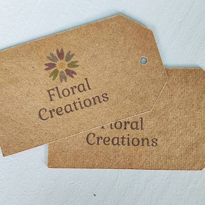 Fernery Designs - Venta al por mayor Etiquetas de regalos - Etiquetas Kraft recicladas impresas personalizadas