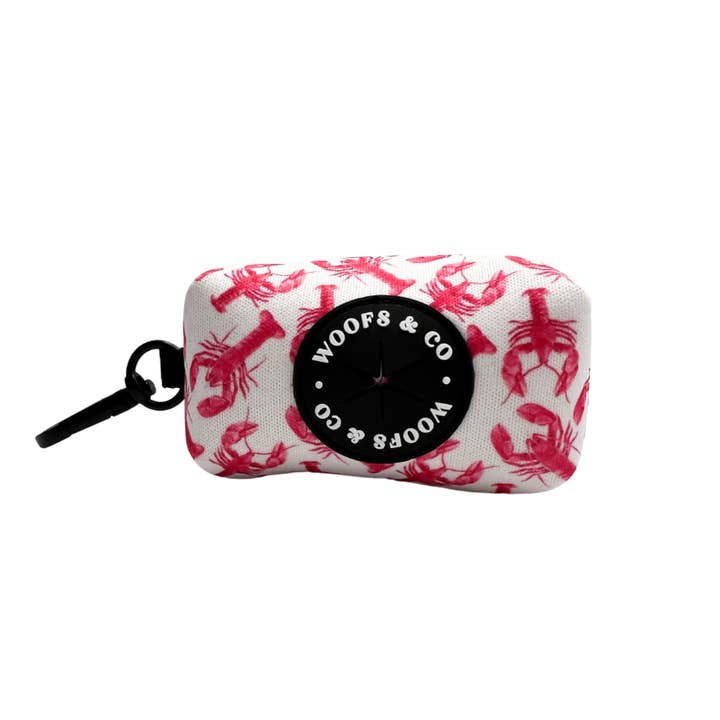 Poop Bag Holder - Crazy Lobster Collection for wholesale by Woofs & Co