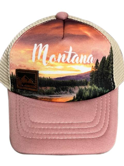 Bonnet Montana Sunset pour bébé pour la vente par Montana Tees