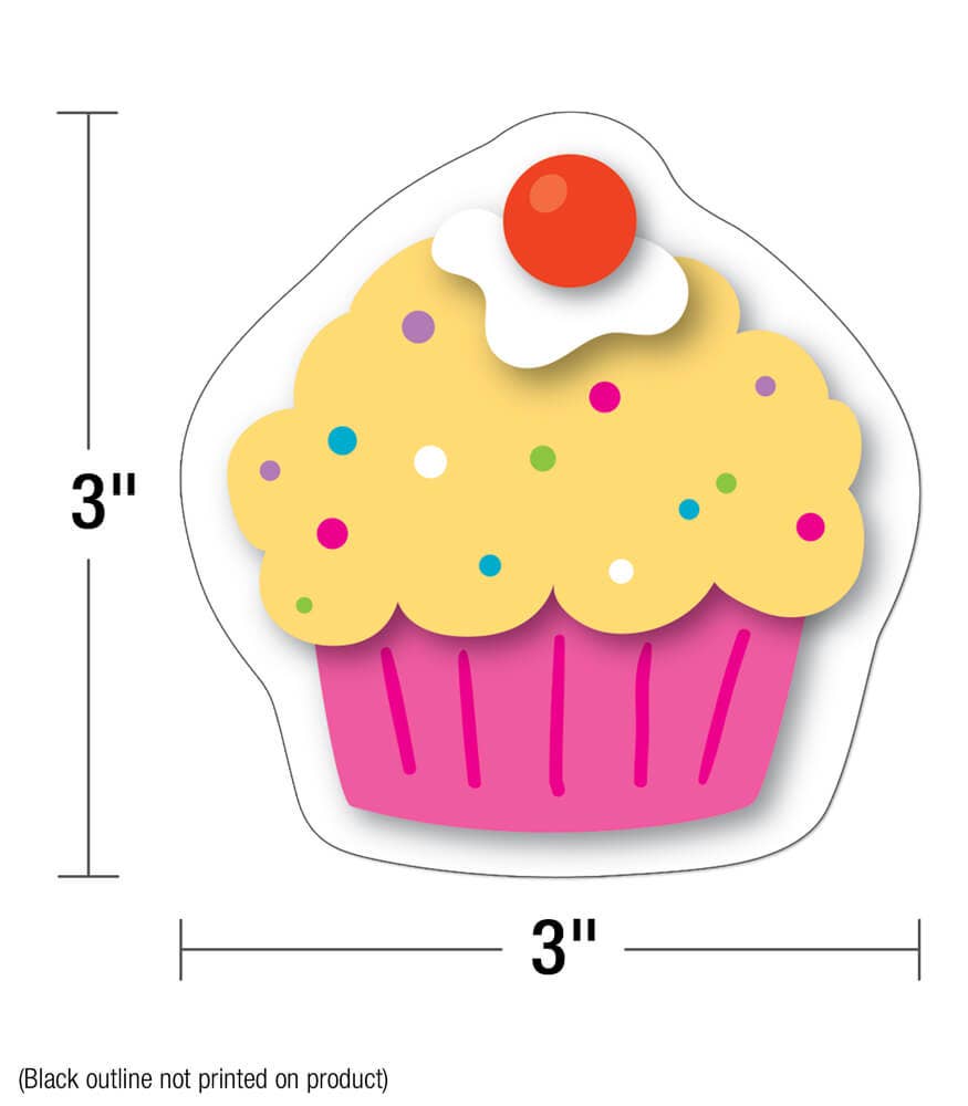 Carson Dellosa Education - Wholesale Cutouts - Cupcakes Mini Cutouts2