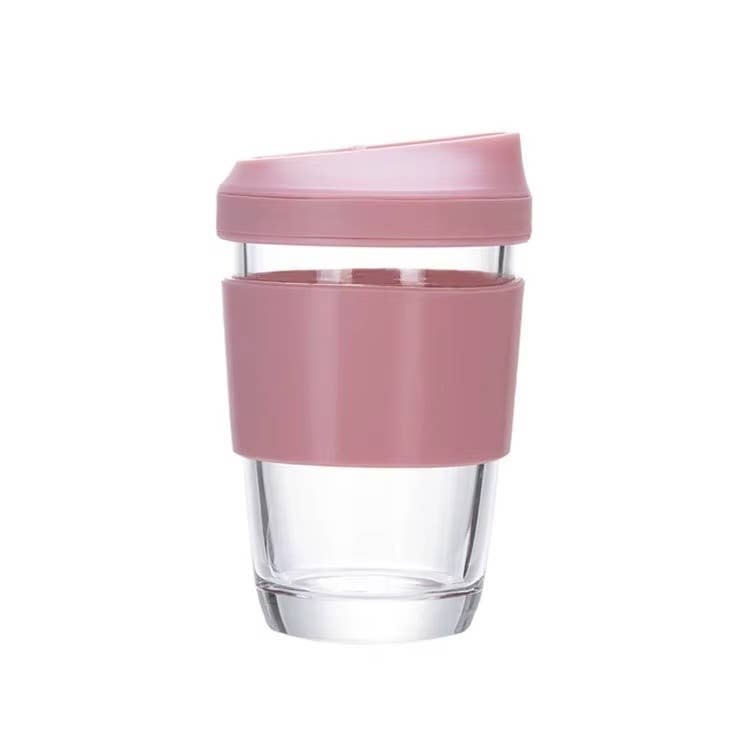 1 confezione (colori Mix & Match) Tazza da caffè con coperchi, tazze da viaggio in vetro per caffè in vendita all'ingrosso su Faire5