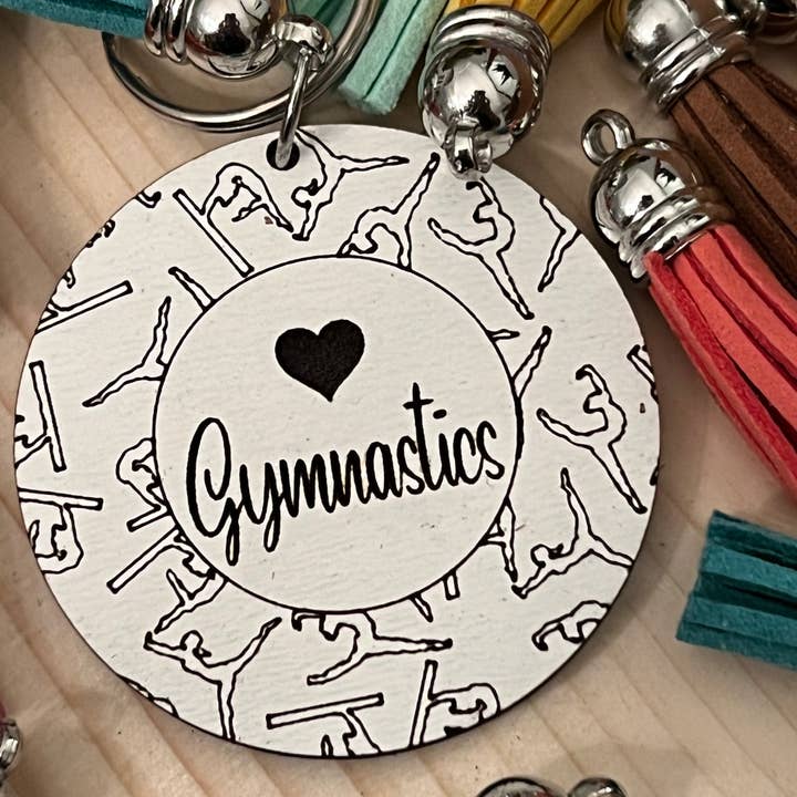 Suchfungoods - Wholesale Keychain - Women's - heart gymnastics keychain1