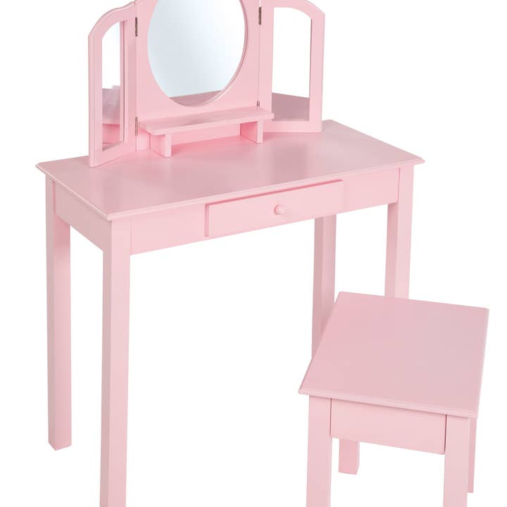 roba kids – wholesale Vanity mirror – ROBA dressing & dressing table, with makeup mirror and stool1