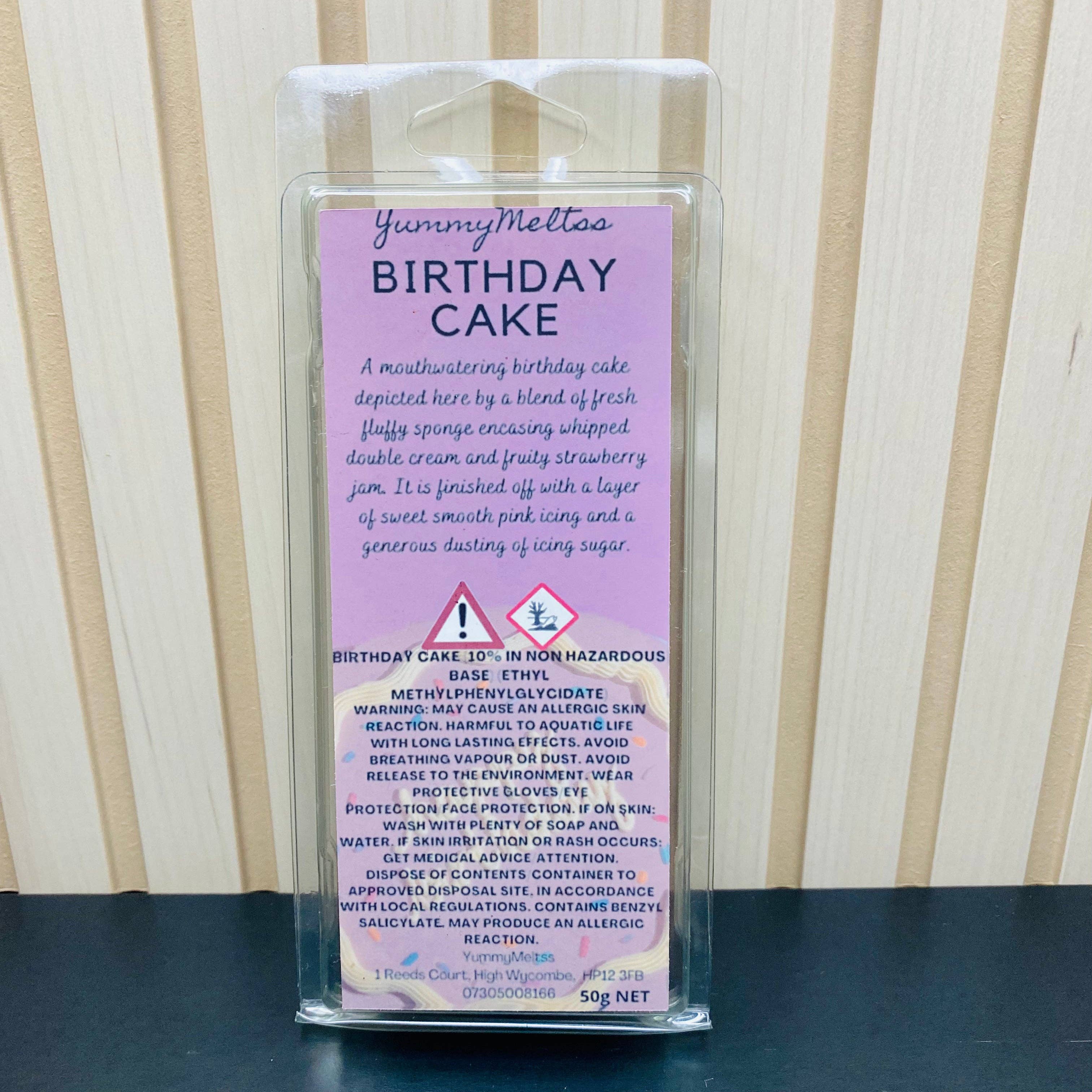Soothe&Scent Co. – wholesale Wax melt – 'Birthday Cake' Wax Melt1