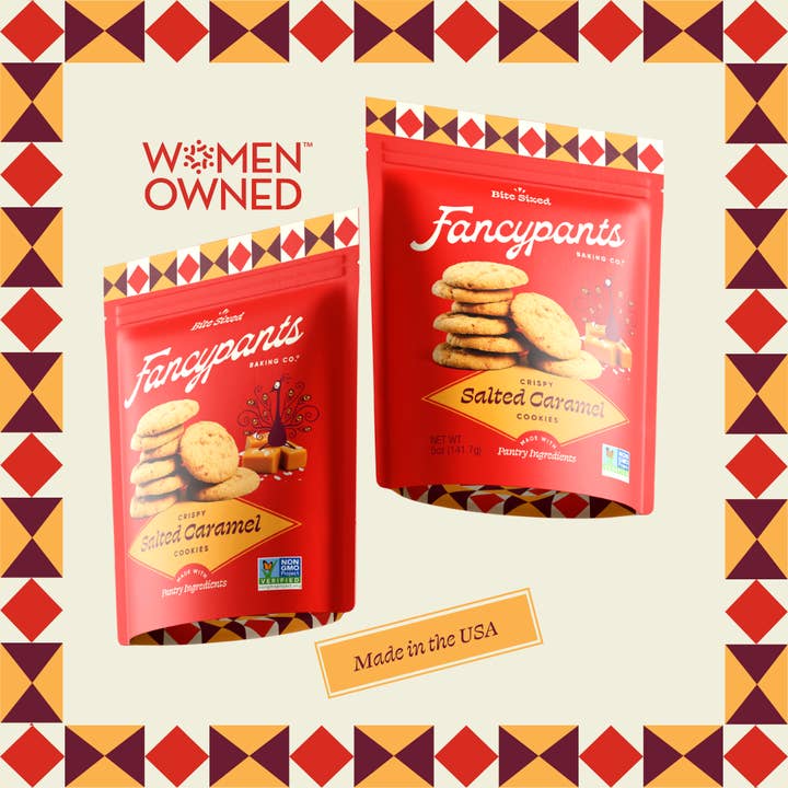 Fancypants Baking Co. - Wholesale Cookie - Salted Caramel Cookies | Premium Snacks | 12 pack | 5oz11