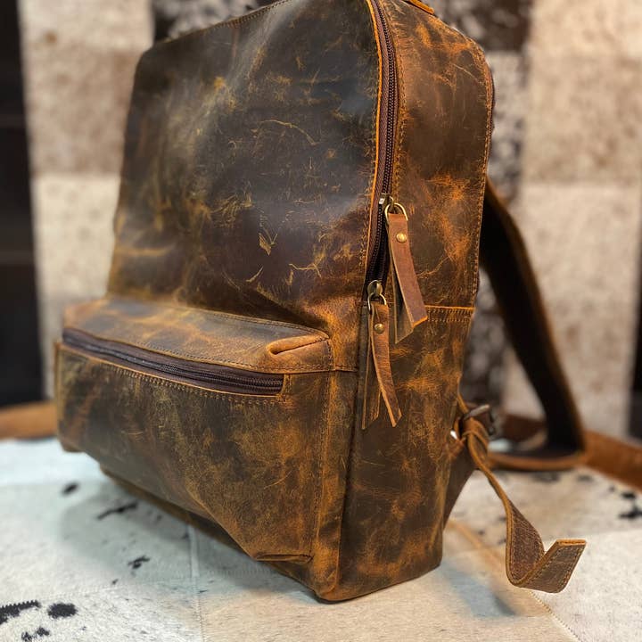 Western Linens - Wholesale Backpack - Women's - Vintage Leather Backpack