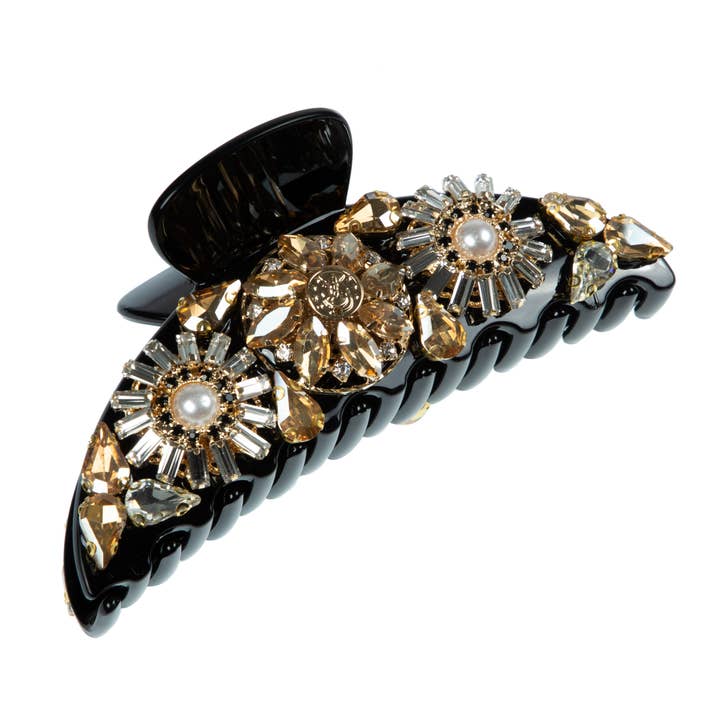 Floral Rhinestone Semicircle Acrylic Hair Clip and other Purchase Wholesale corkcicle. Free Returns & Net 60 Terms on Faire trending on Faire.