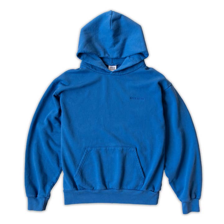 Arvin Goods Classic Hoodie Royal Blue | Made in USA for wholesale by Arvin Goods