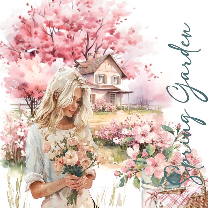 SPRING GARDEN | PLANNER DECO STICKERS for wholesale by Paperlane Planners Co