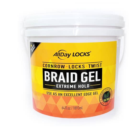 Majestic Wholesale - Wholesale Hair Styling Gel/Mousse - ALL DAY LOCKS BRAID GEL 10OZ 15OZ 64OZ BUCKET