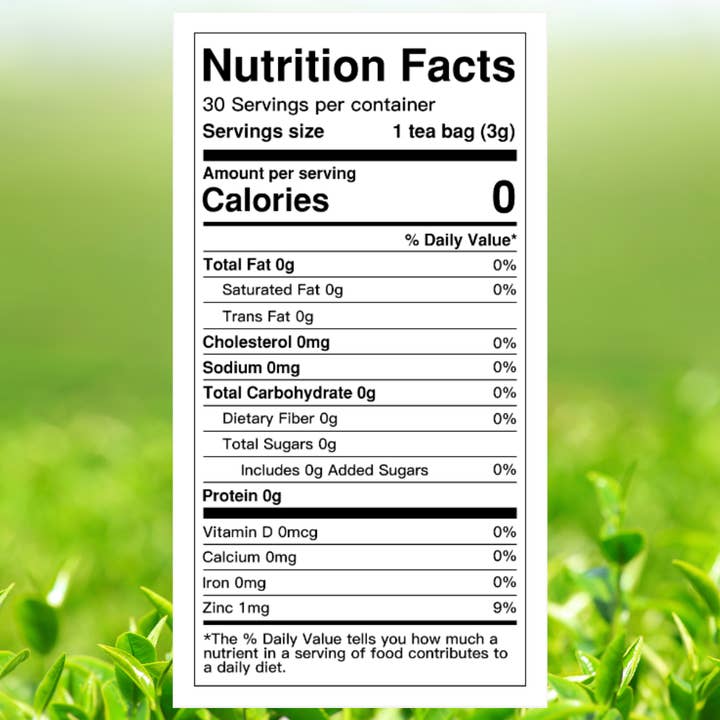 Abundanseeds - Wholesale Health/Detox Tea - HIGH-FREQUENCY GREEN TEA