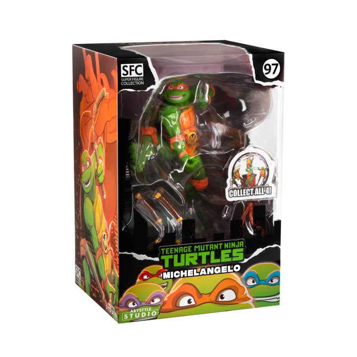 ABYstyle - Wholesale Figurine Toy - Kids - Teenage Mutant Ninja Turtles Michelangelo 7.7" Tall SFC