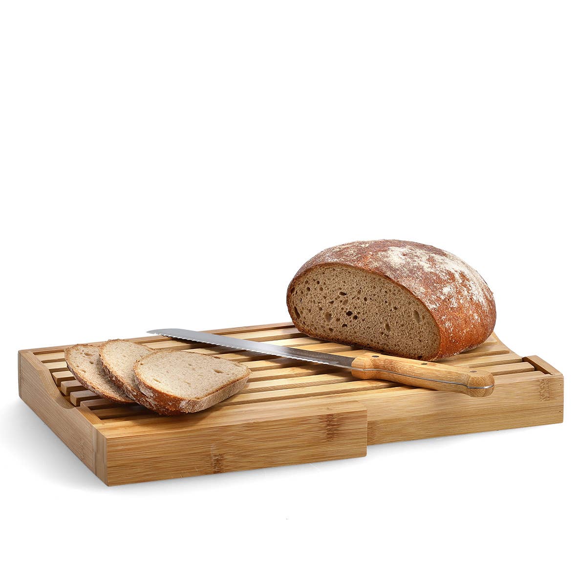 nature Bread cutting board with knife, bamboo for wholesale on Faire1