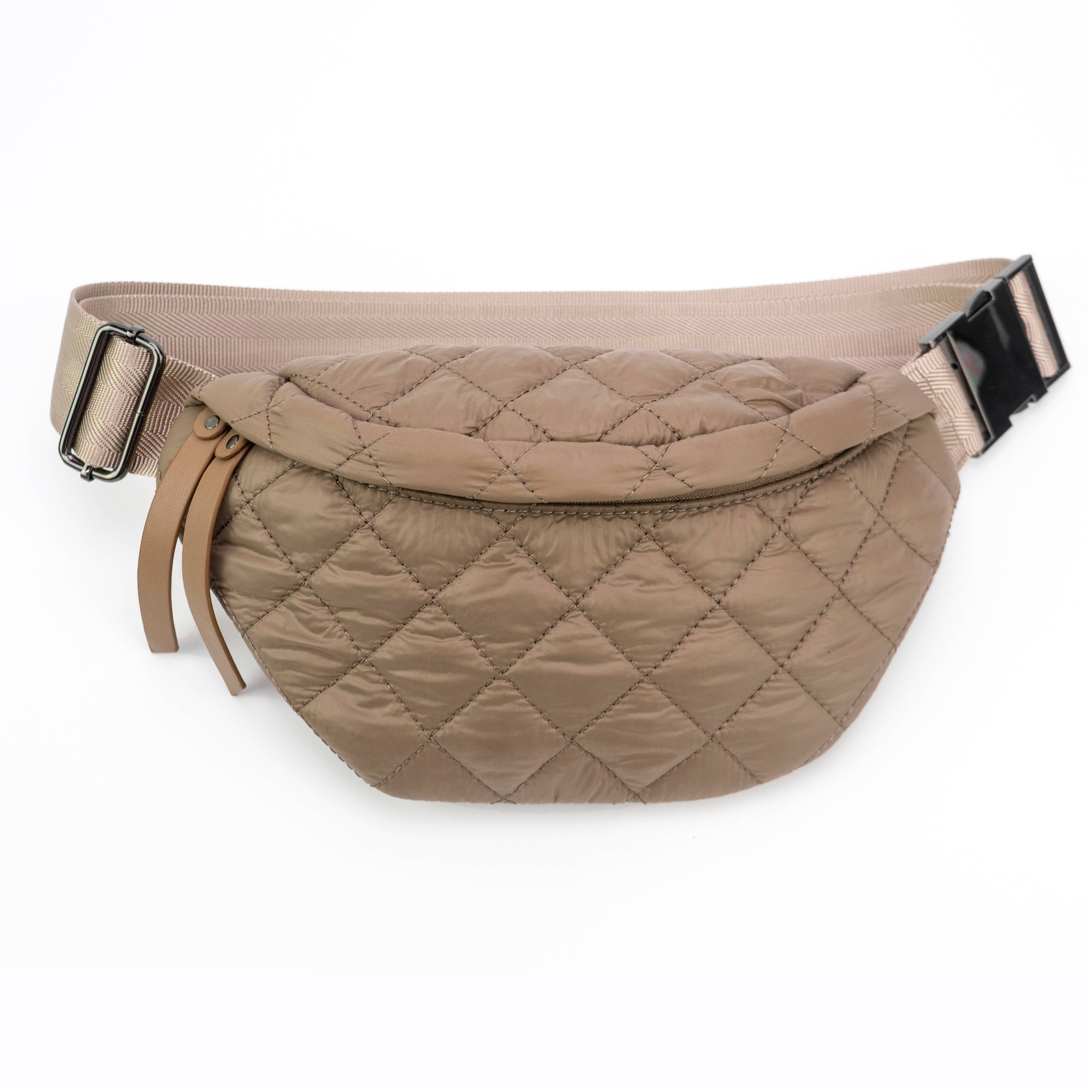Babs + Birdie - Wholesale Belt Bag - Women's - The Millie Puffer Sling Bag | 3 Color Options0