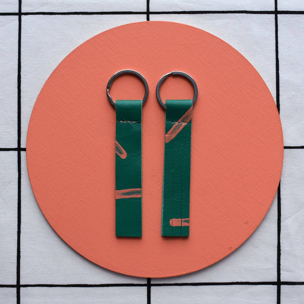 Jemma Marston - Wholesale Keychain - Women's - Hand Painted Leather Keyrings3