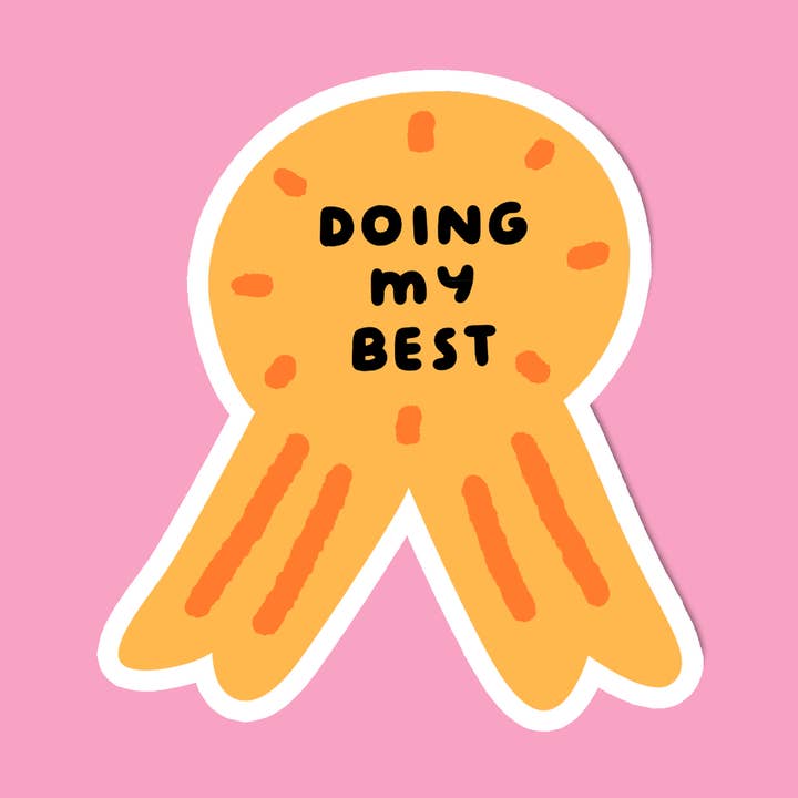 Adesivo Premio "Sto Facendo del Mio Meglio" per la vendita all'ingrosso da parte di iej studio