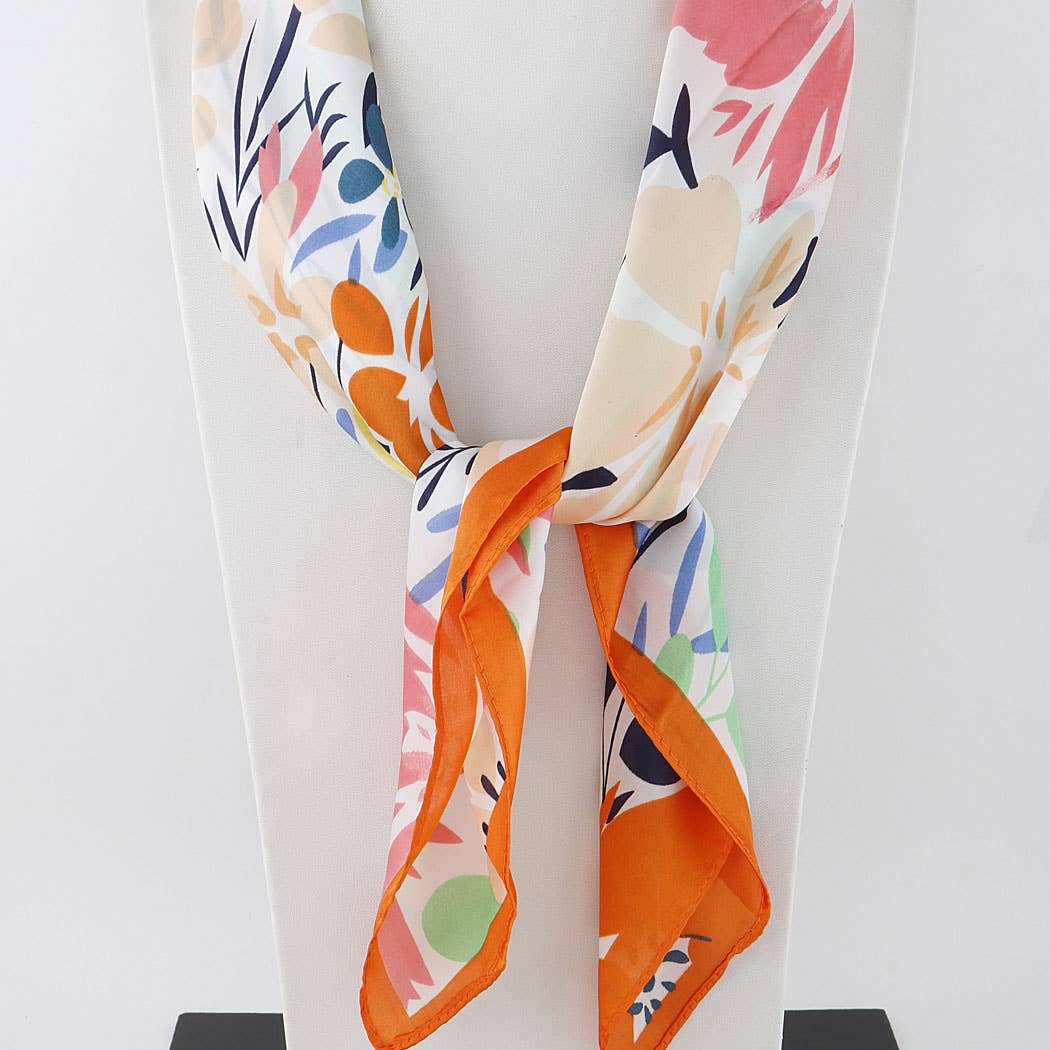 3AM BY H&D ACCESSORIES – Engroshandel Tørklæde - Dame – Bright Flower Tørklæde1