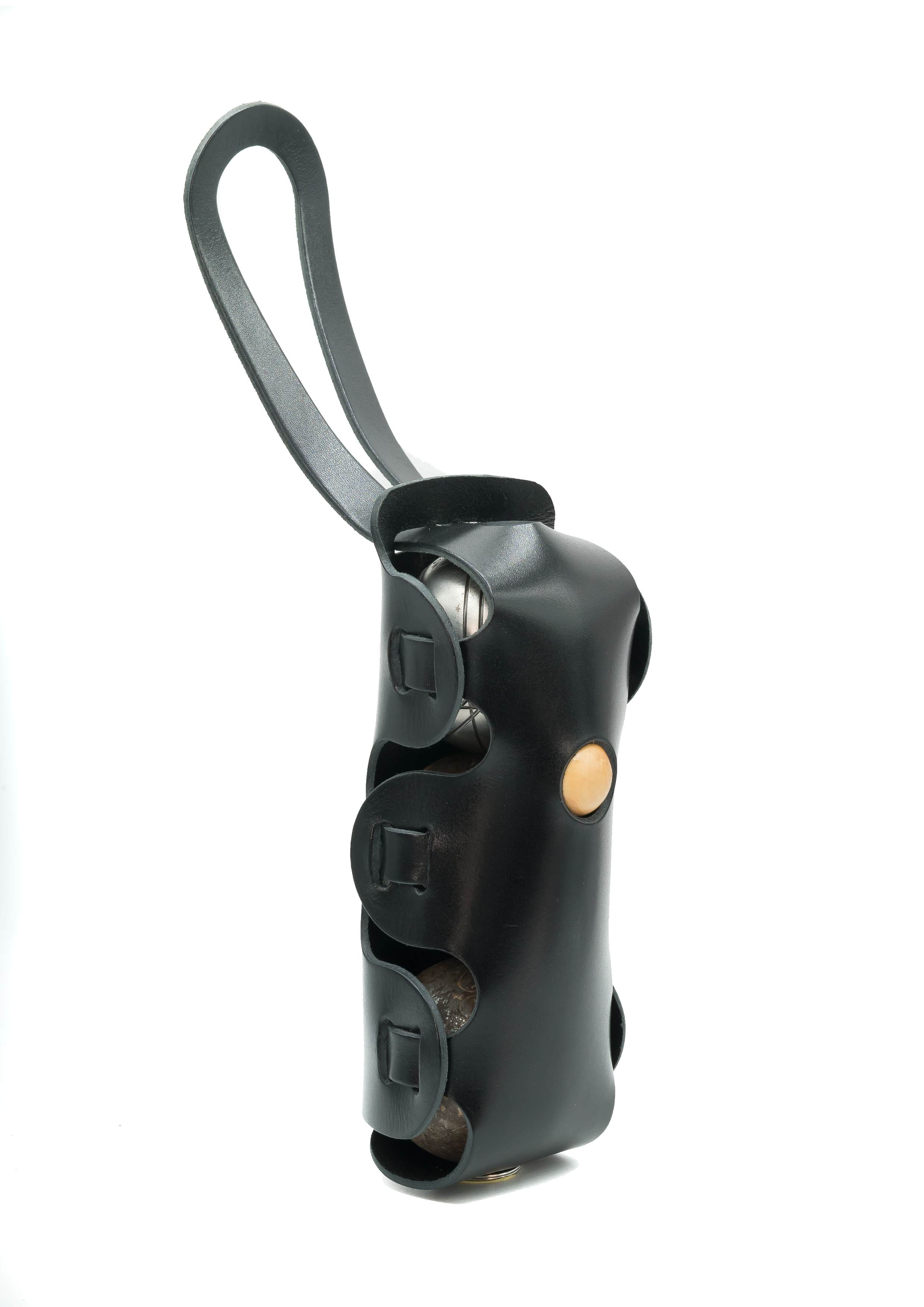 La Bouclée - Wholesale Sporting Accessories - La Triplette - Petanque ball holder - 100% leather16