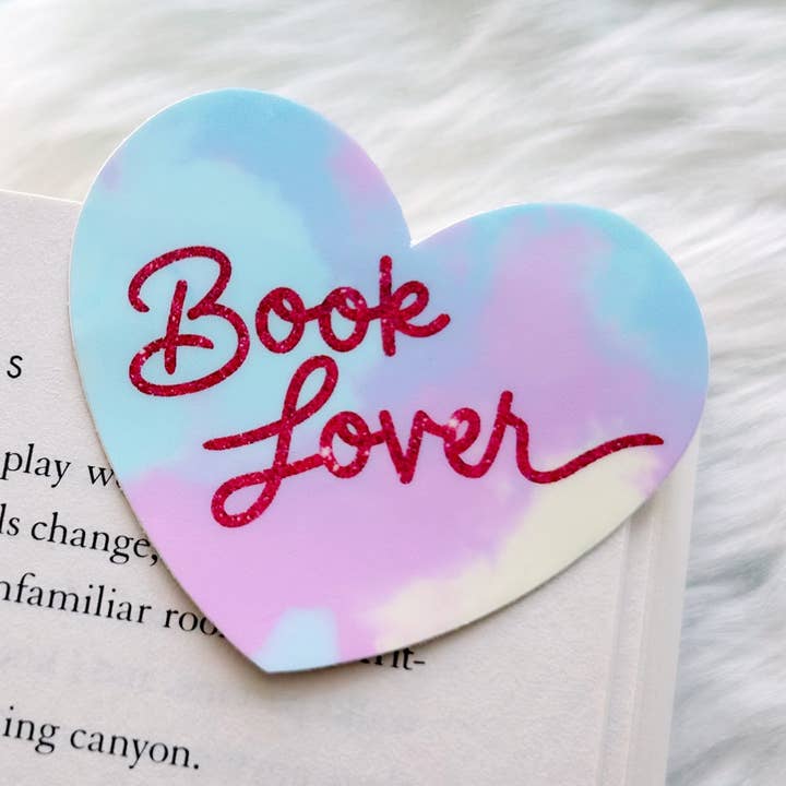 Pastell Bokälskare Hjärtklistermärke för wholesale av My Secret Copy