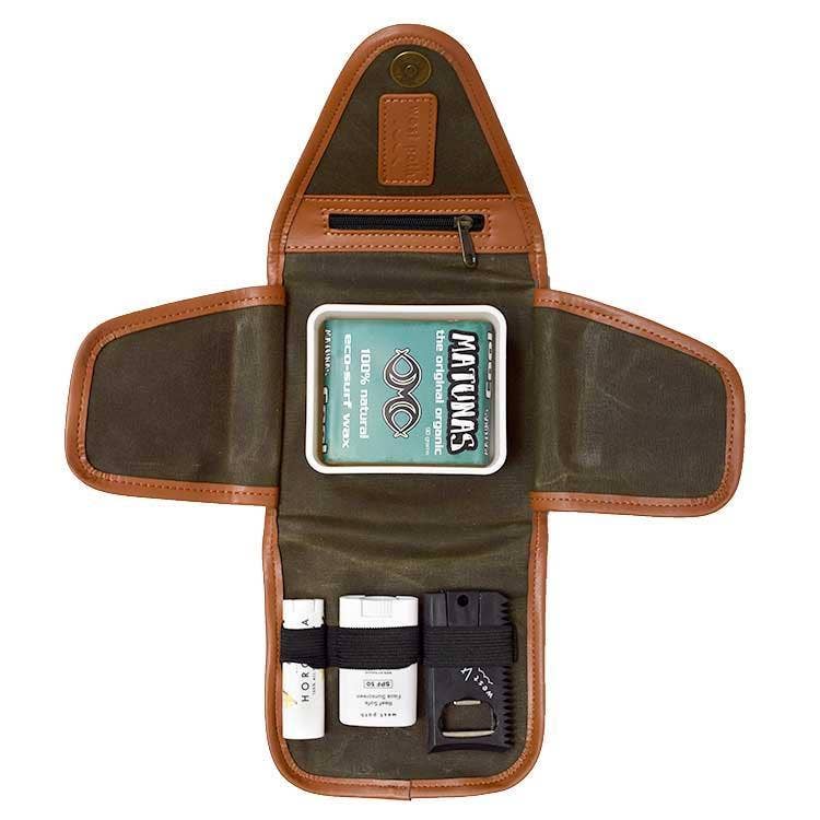 West Path - Wholesale Travel Set - Surf Kit Travel Clutch w/ Wax, Sunscreen, Lip Balm & tool2