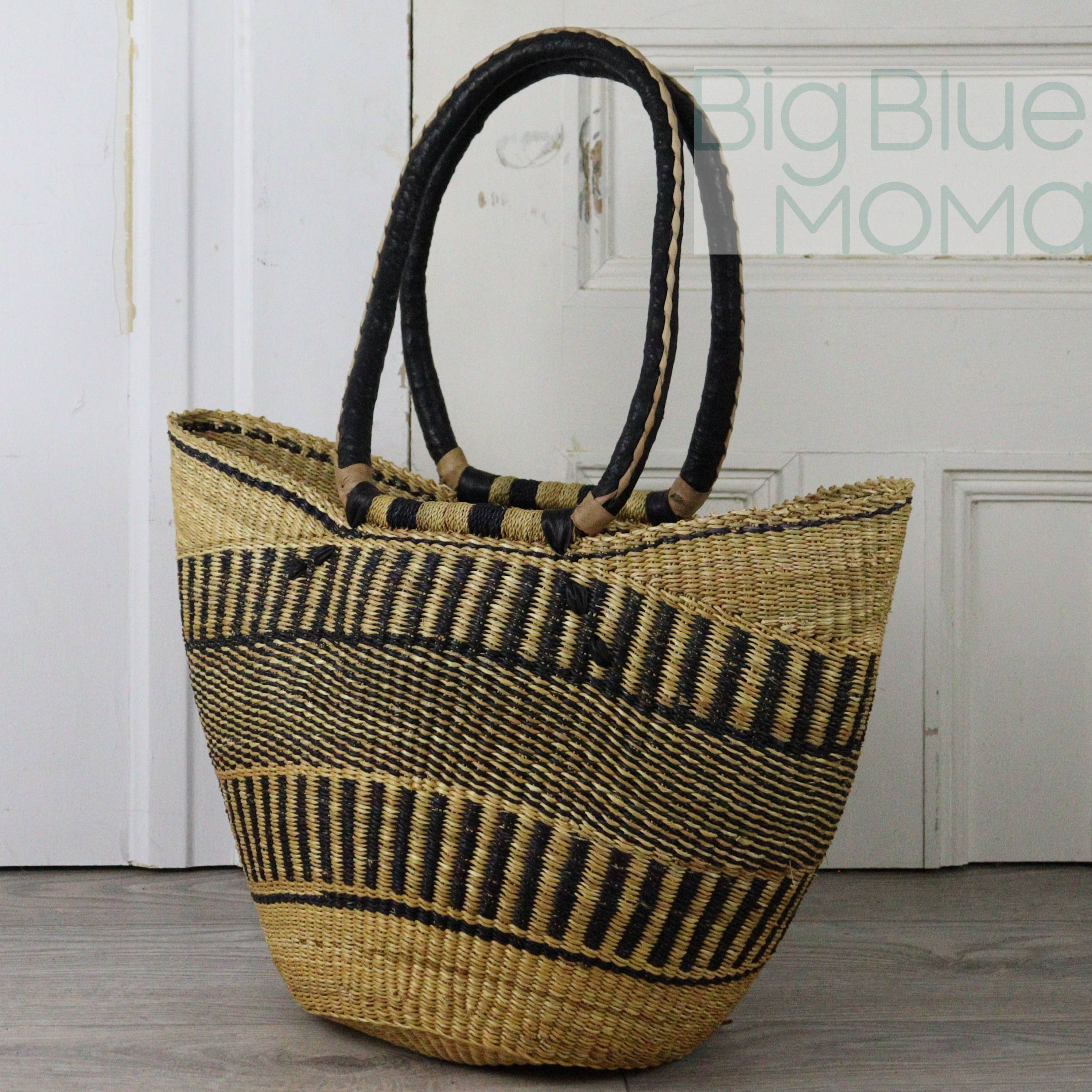 Big Blue Moma - Vente Sac de plage - Sac cabas à bandoulière - Palette naturelle13