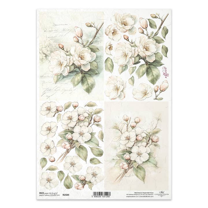 rice paper for decoupage R2589 - Cottage in the Country for wholesale by ITD Collection