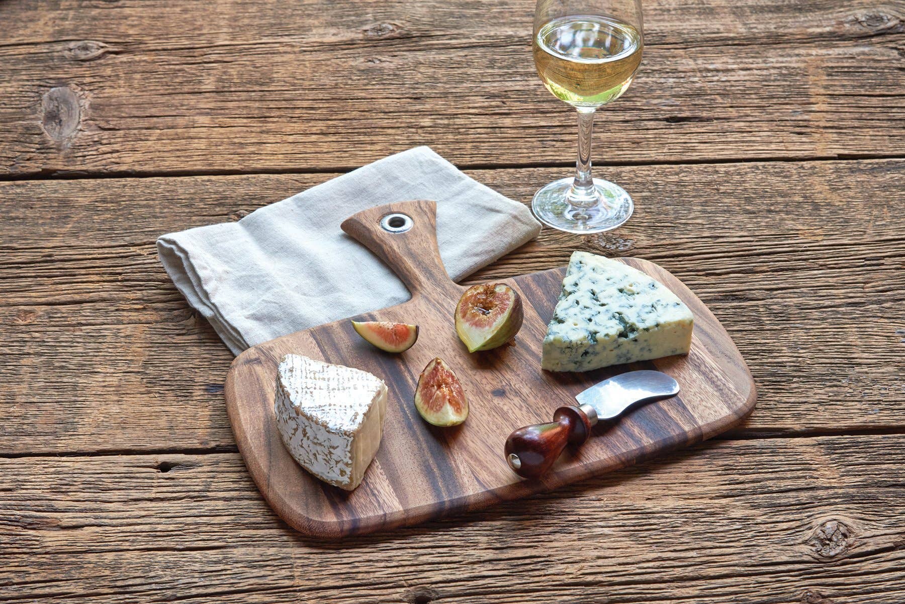 Fox Run Brands - Wholesale Cutting Board - Ironwood Rectangular Paddle Board, Acacia, 0.5" x 12" x 11"1