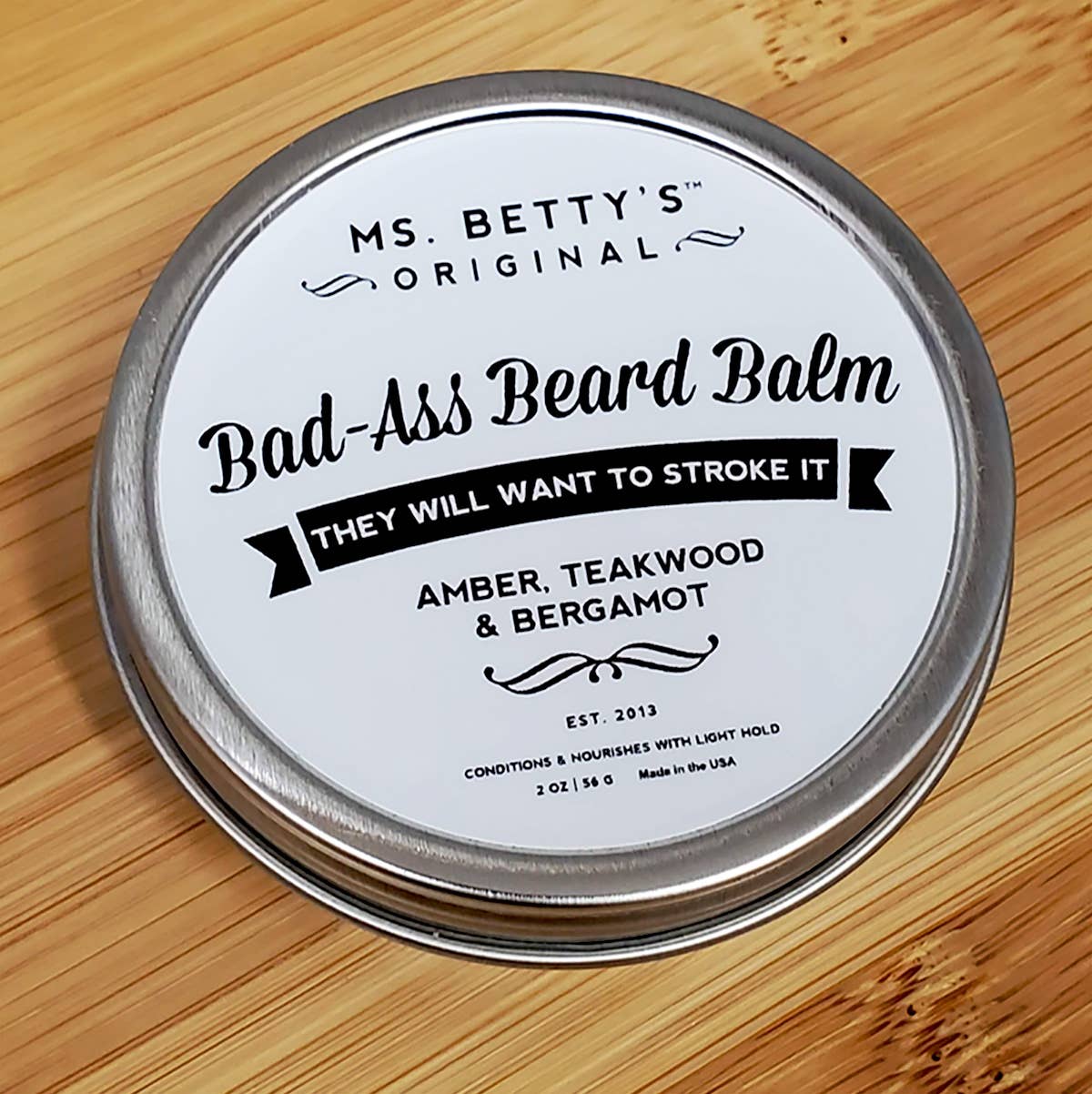 Ms. Betty's Original - Wholesale Beard Styling Product - Bad-Ass Beard Balm1