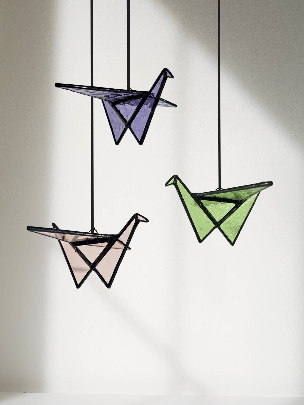 Samara Designs Studio - Wholesale Suncatcher - Stained Glass Origami Crane Suncatchers | Hanging Decor11