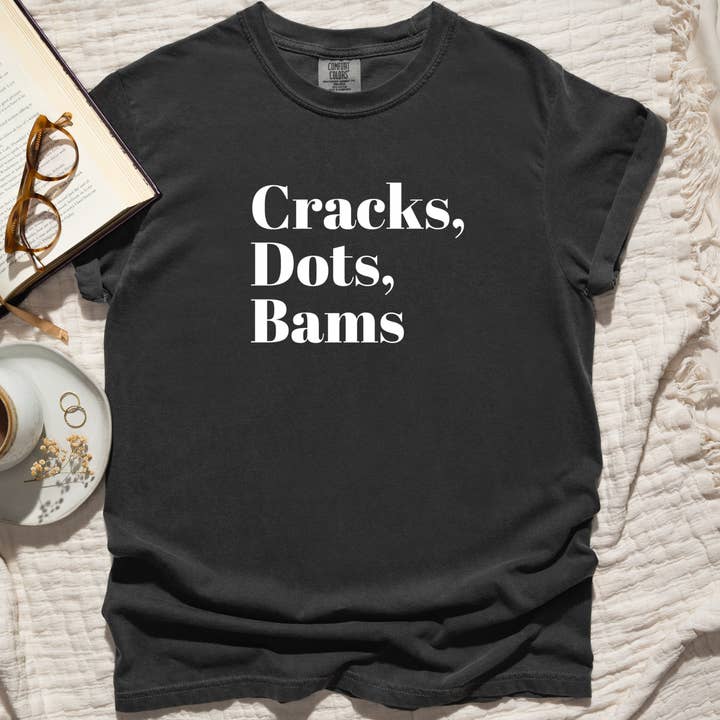 Cracks, Dots, Bams Mahjong Tee, Comfort Colors Graphic Shirt for wholesale by Patty B’zz